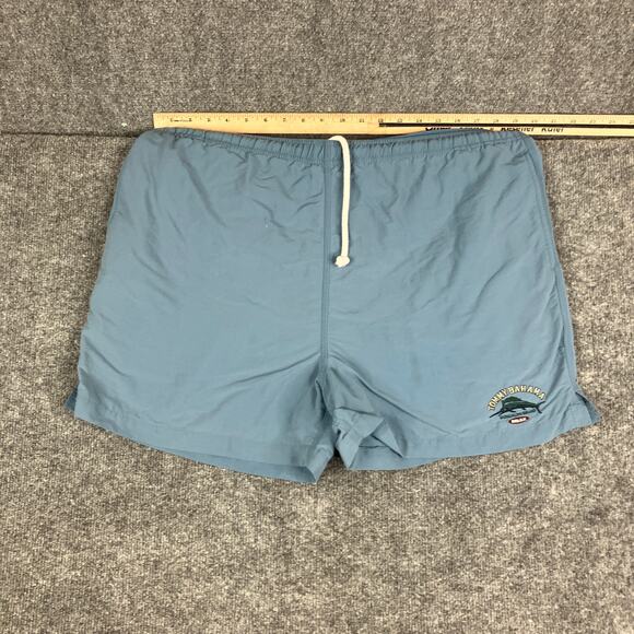 Tommy Bahama Swim Trunks Mens Large Blue Drawstring Mesh Lined Board Shorts - Picture 1 of 10